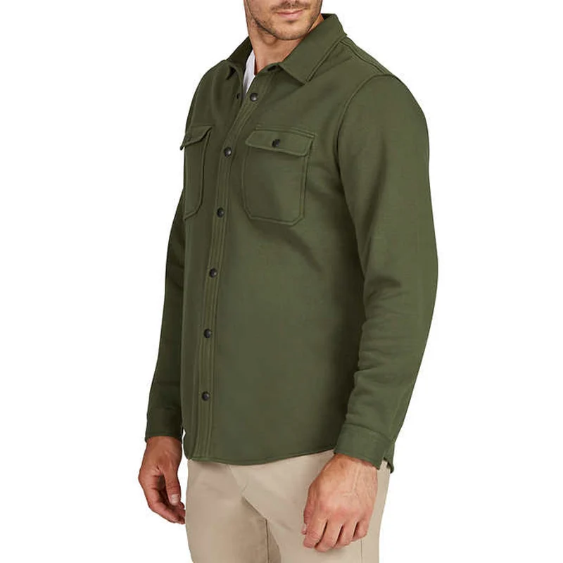 FRANK BY FRANK AND OAK – Veste Chemise en Tricot Lourd pour Homme