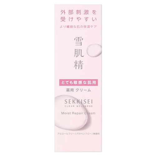 KOSÉ SEKKISEI Clear Wellness Moist Repair Cream 40g for Sensitive Skin