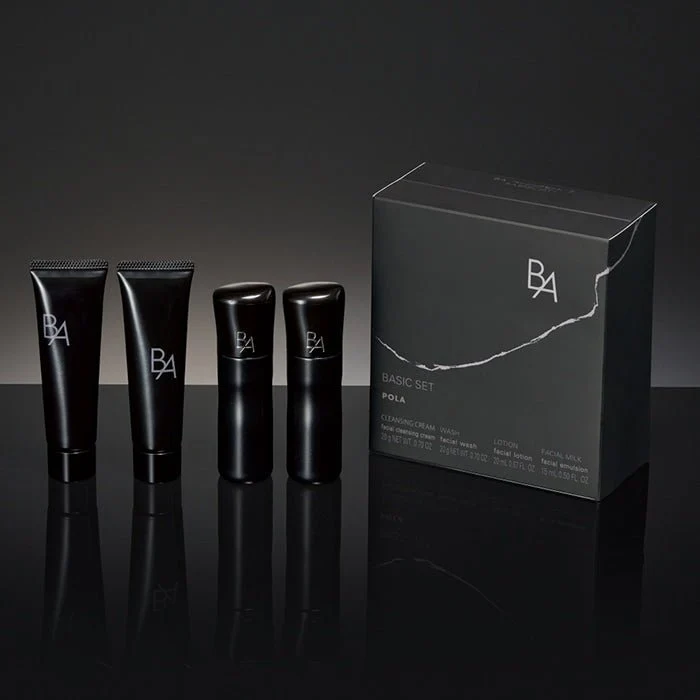 POLA B.A Basic Skincare Set Cleanser Wash Lotion Milk Made in Japan