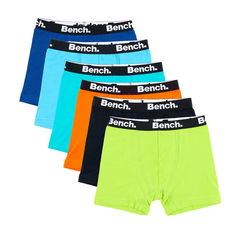 BENCH - Paquet de 6 Caleçons Boxeurs pour Garçons