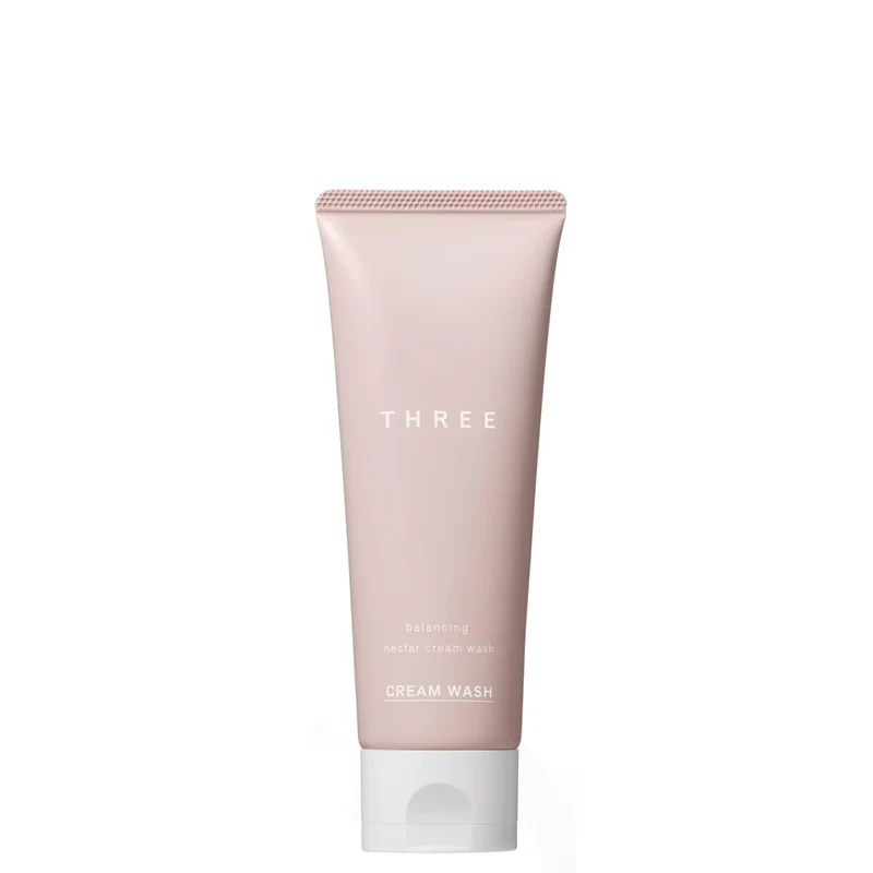 Three Facial Cleanser Balancing Nectar Cream Wash 100G for Radiant Skin