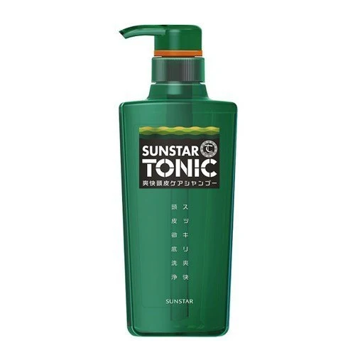Sunstar Tonic Shampoo 480ml Refreshing Scalp Care Silicone-Free Citrus Herb Scent
