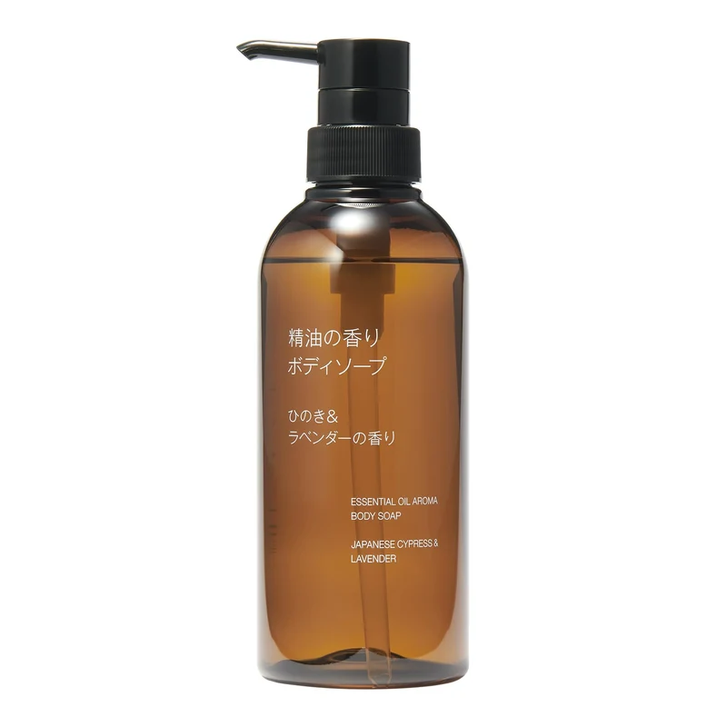 Muji Essential Oil Body Soap 400ml Hinoki Lavender Scent
