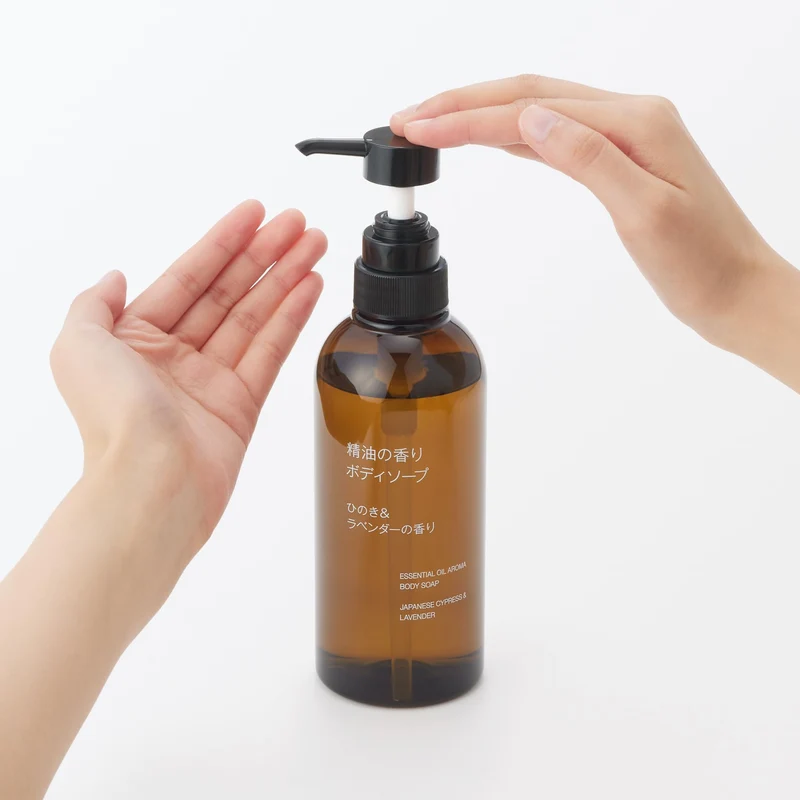Muji Essential Oil Body Soap 400ml Hinoki Lavender Scent