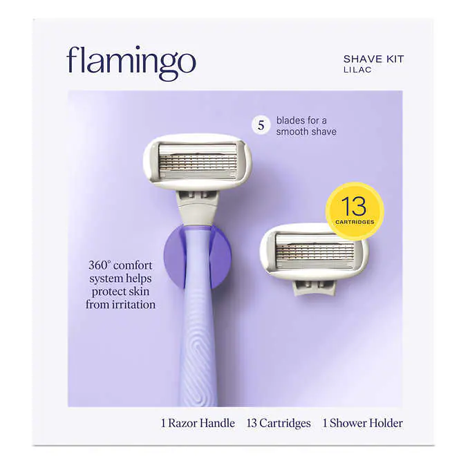 FLAMINGO - Kit de Rasage Lilas