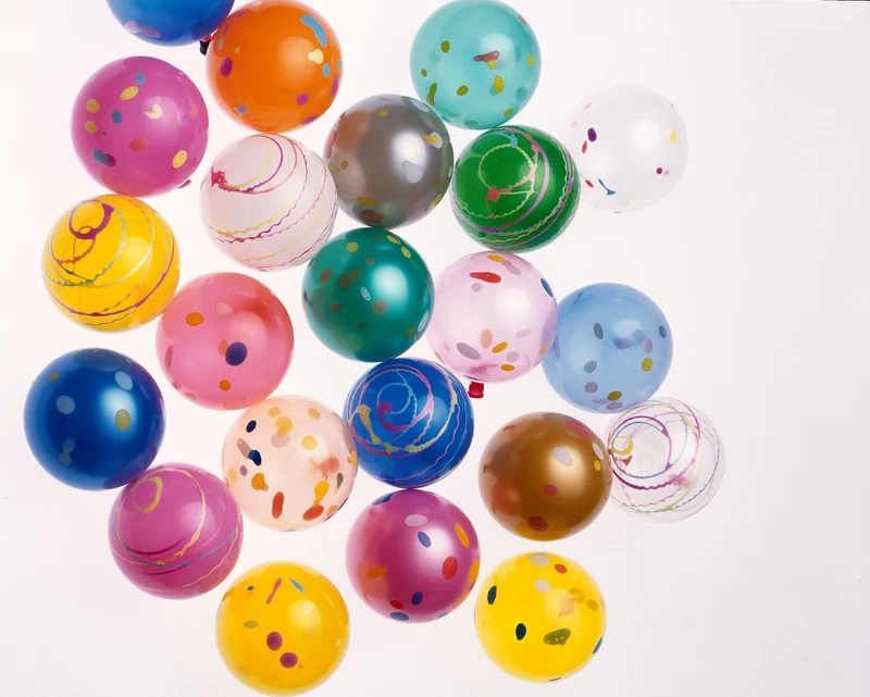 Suzuki Latex Yo-Yo Balloon Set with Pocket Pump 50 pcs