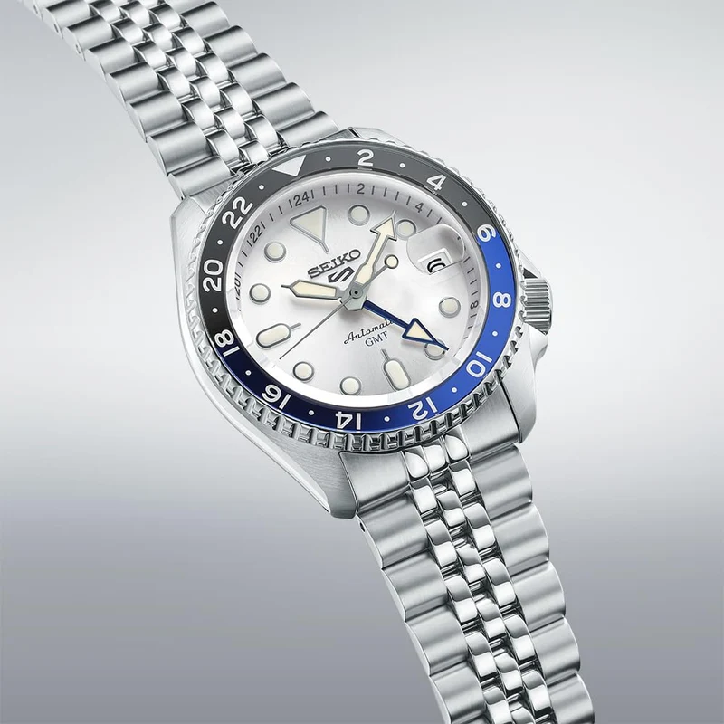 SEIKO 5 Sports SBSC017 Men's SKX GMT Automatic Watch White Dial Made in Japan