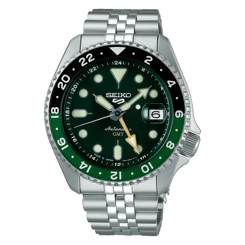 SEIKO 5 Sports SBSC019 Men's Automatic SKX GMT Green Dial Made in Japan