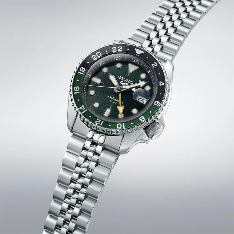 SEIKO 5 Sports SBSC019 Men's Automatic SKX GMT Green Dial Made in Japan