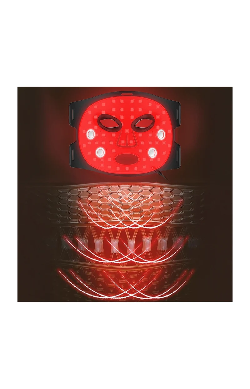 Masque de luminothérapie LED - Fonction thermique - Visage