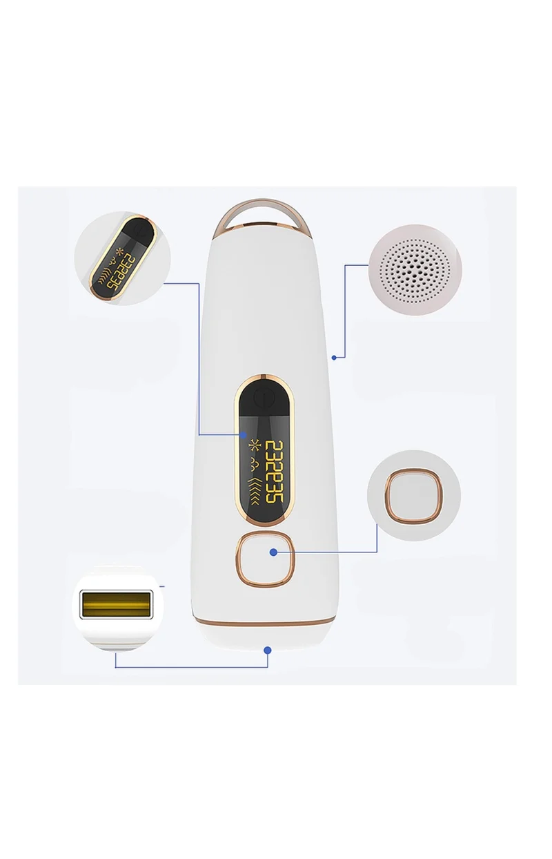 Épilateur à lumière pulsée - IPL T5S - Corps & visage