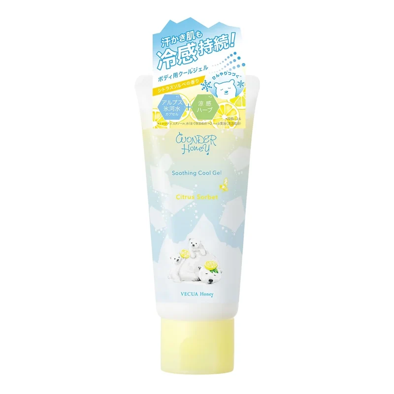 Vecua Honey Wonder Honey Cool Gel Citrus Sorbet 60g Cooling Body Cream