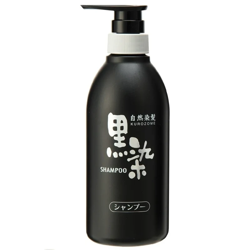 Kurobara Honpo Black Hair Shampoo 500Ml for Gray Hair Treatment