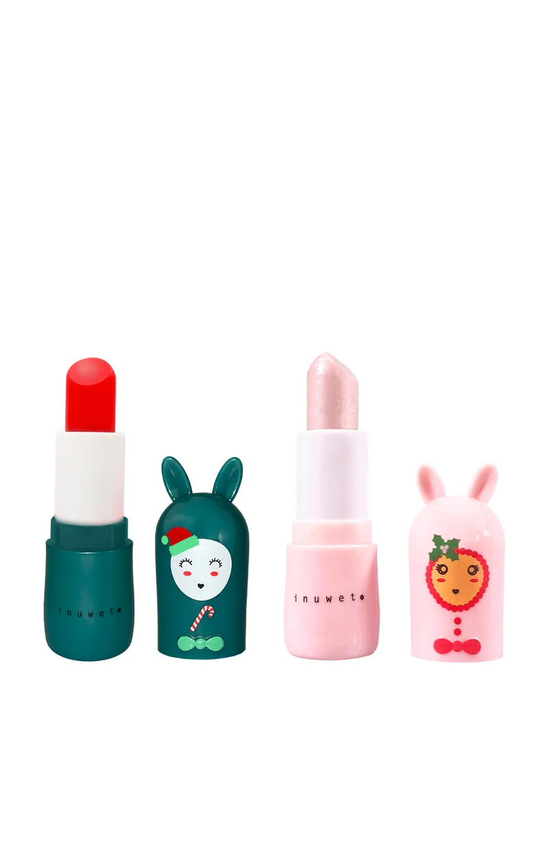 Coffret baumes à lèvres parfumés - Sucre d'orge & cerise Noël - 2 produits