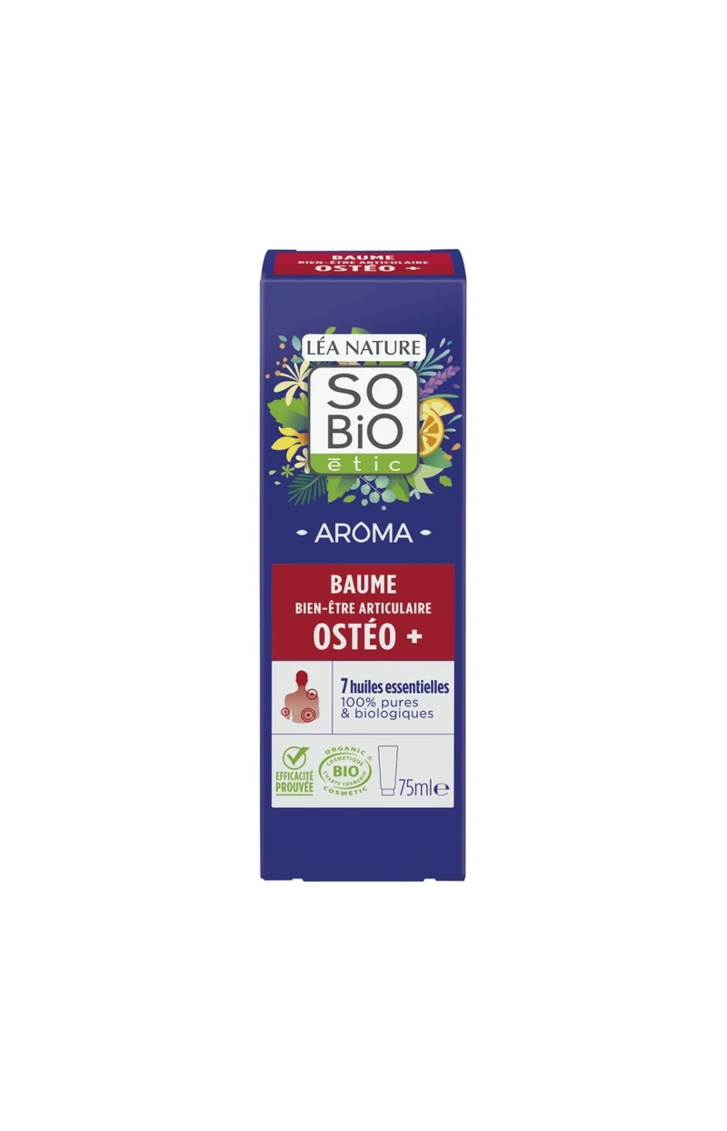 Baume ostéo-articulaire - 7 huiles essentielles bio - 75 ml