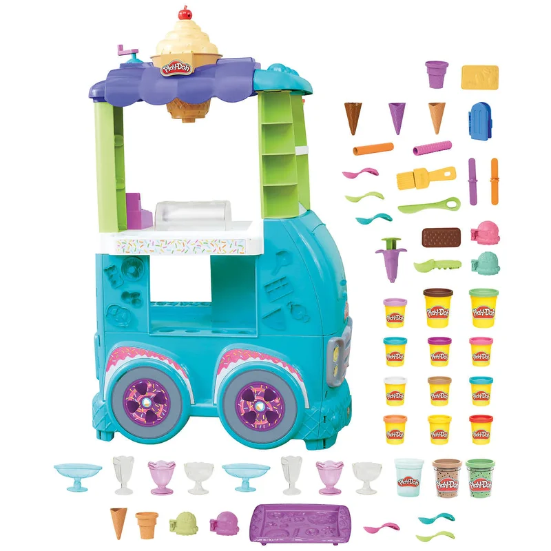 PLAY-DOH KITCHEN CREATIONS - Super Camion de Glace Géant