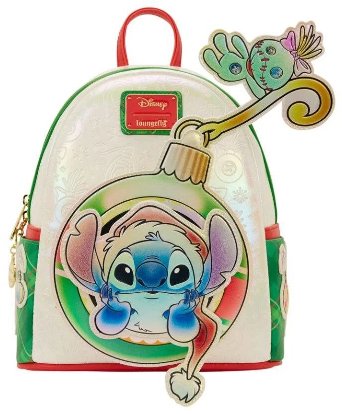 Loungefly Disney Lilo and Stitch - Holiday Mini Backpack