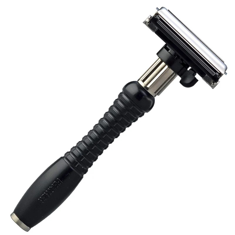 FEATHER Adjustable Double Edge Razor with 2 Hi-Stainless Blades Japan