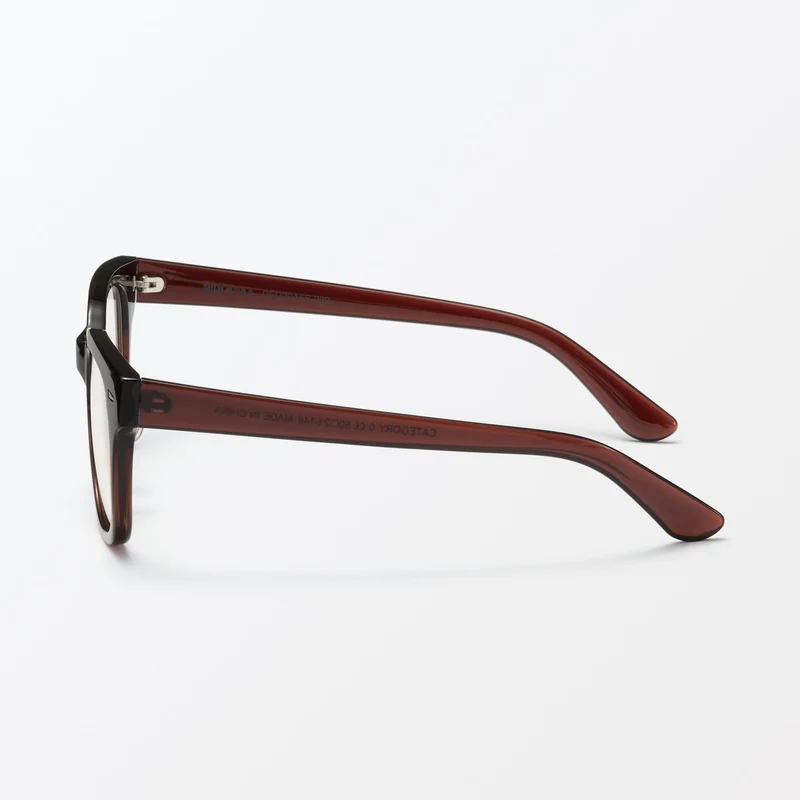 MUJI Blue Light Blocking Wellington Sunglasses Unisex Adult DFD20A5S Dark Brown