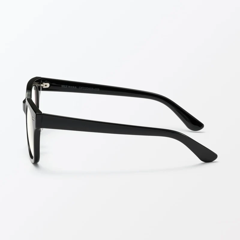 MUJI Blue Light Wellington Sunglasses Unisex Adult DFD20A5S Black