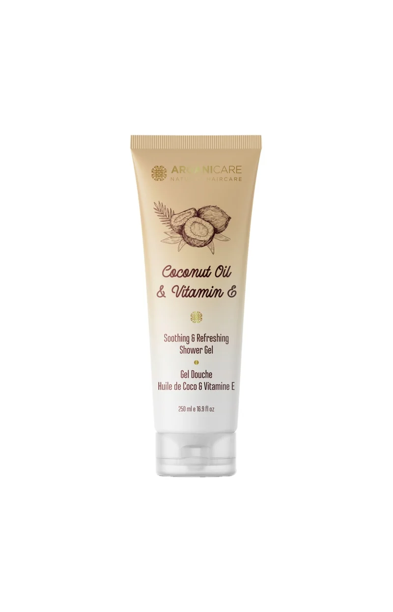 Gel douche hydratant - Huile de coco & vitamine E - 250 ml
