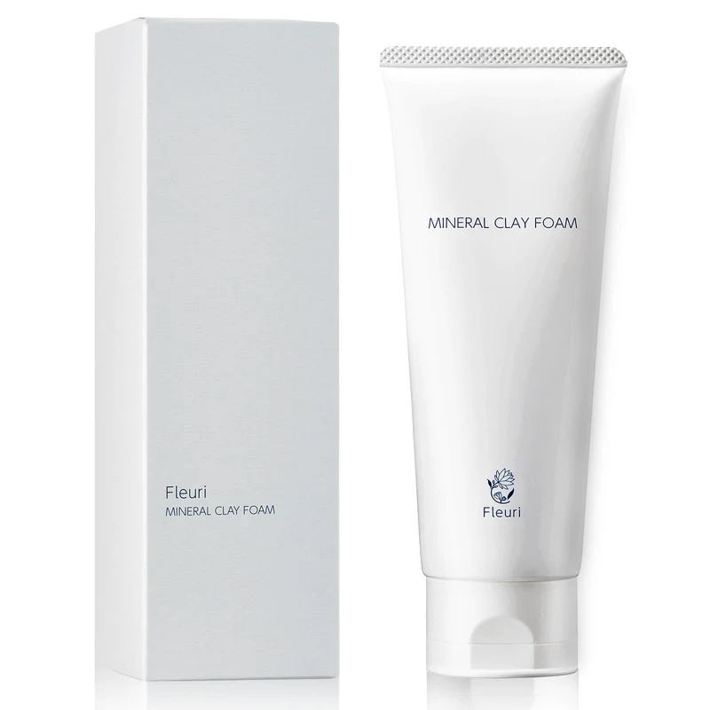 Fleuri Mineral Clay Cleanser for Pores & Dry Skin 100g Exfoliating