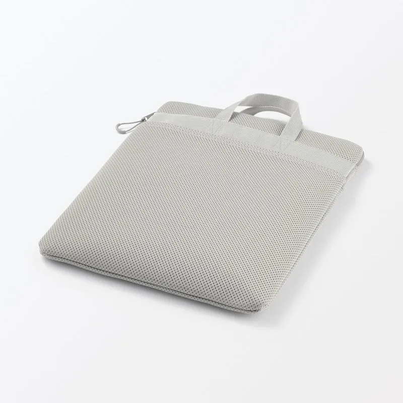 MUJI Polyester Vertical Cushioned Laptop Case for 14" Gray 84444692