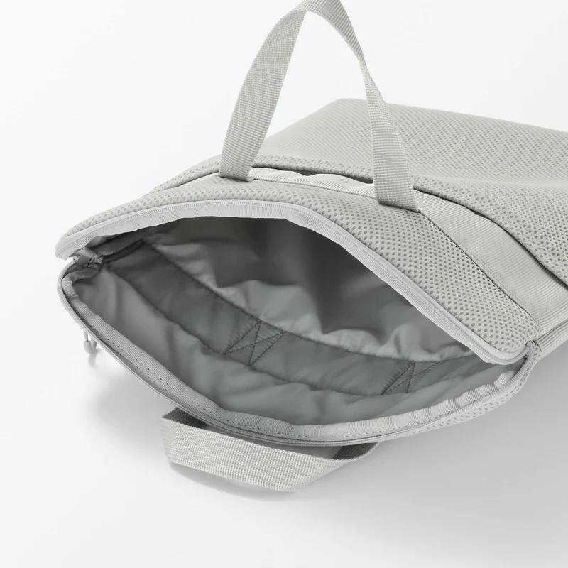MUJI Polyester Vertical Cushioned Laptop Case for 14" Gray 84444692