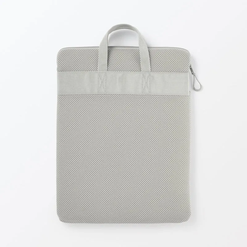 MUJI Polyester Vertical Cushioned Laptop Case for 14" Gray 84444692