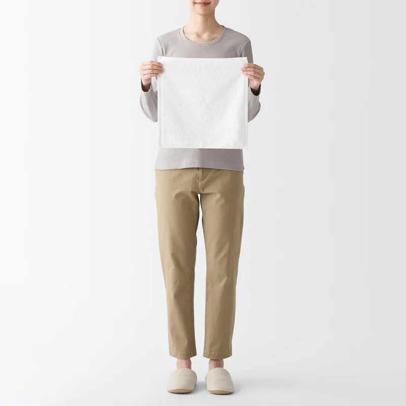 Muji Waffle Hand Towels 10-Pack Green 34x35cm Smooth Touch 84705861