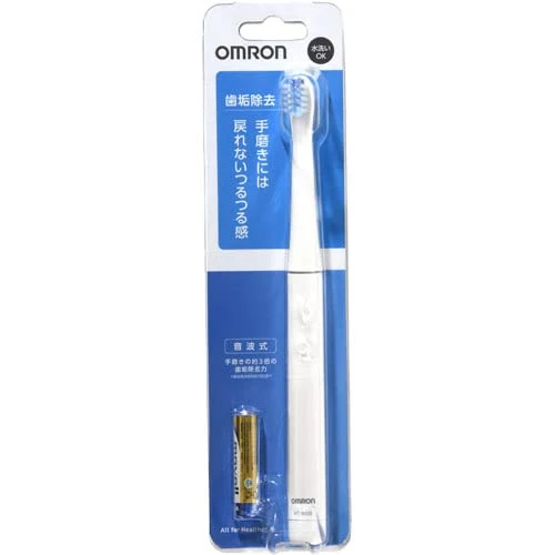 Omron Ht-B220-W White Battery Operated Electric Toothbrush Efficient Clean